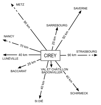 Plan Cirey sur Vezouze
